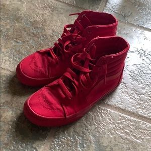 Red High Top Vans